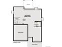 Lower level floorplan featuring an unfinished basement, utility, and unexcavated areas at 1300 Loraine N Cir, Lafayette, CO 80026