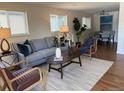 Inviting living room with hardwood floors, neutral color palette, stylish furniture, and an open floor plan at 2510 Kenton, Aurora, CO 80010