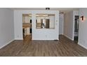 Open concept kitchen and living room with modern stainless steel appliances at 14152 E Linvale Pl # 311, Aurora, CO 80014