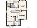 An upper level floor plan featuring bedrooms, bathrooms, laundry, and an owner's suite at 19039 E 94Th Pl, Commerce City, CO 80022