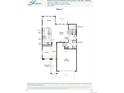 Floor 1 plan featuring a kitchen, dining area, great room, study, entry, and 2-bay garage at 1288 Stillspring Ln, Castle Pines, CO 80108