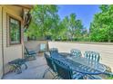 Outdoor patio with an outdoor furniture set, perfect for entertaining at 9177 W Cedar Dr # D, Lakewood, CO 80226