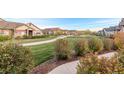 Well-maintained community green space with walking paths and gazebo at 12638 Monroe Dr, Thornton, CO 80241