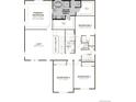 Second floor plan featuring a main bedroom, a deluxe primary bath, three bedrooms, and a loft area at 7016 E 126Th Pl, Thornton, CO 80602