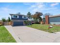 Charming two-story home with well-maintained lawn and beautiful landscaping at 6975 S Wadsworth Ct, Littleton, CO 80128
