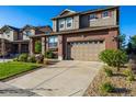Picture of a brick home featuring a well-maintained lawn, landscaping, and attached garage at 27029 E Irish Pl, Aurora, CO 80016