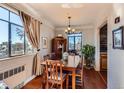 Comfortable dining room with a view, ideal for Gathering meals and gatherings at 1175 N Emerson St # 312, Denver, CO 80218