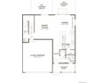 Open-concept floor plan boasts a spacious great room, modern kitchen, and convenient two-car garage at 6576 N Nepal St, Aurora, CO 80019