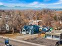 Property's aerial view showcasing its location and surroundings at 6145 W 38Th Ave, Wheat Ridge, CO 80033