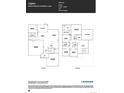 Detailed floor plan showcasing the layout of the home's two floors, including the bedroom and kitchen at 85 Wooten Ave, Brighton, CO 80601