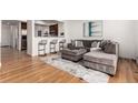 Comfortable living room showcasing stylish furniture, hardwood floors, and an open layout at 19 S Harrison St, Denver, CO 80209