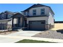 Charming two-story home features a covered porch, two-car garage, and low maintenance landscaping at 11008 Snowdon St, Parker, CO 80134