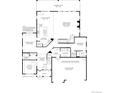 Two-story home floor plan featuring 4 bedrooms, 3-car garage, and spacious great room at 4874 Coal Bank Dr, Castle Rock, CO 80104