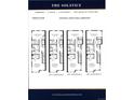Third-floor plan showcasing four optional elevations for this well-designed 3-bedroom Solstice home at 15316 W 69Th Dr, Arvada, CO 80007
