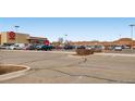 Aerial view of parking lot with Target and Rainbow stores visible at 1371-1373 Wolff St, Denver, CO 80204