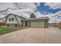 Charming two-story home with landscaped lawn, covered porch, and attached two-car garage at 1062 Jasper St, Aurora, CO 80011