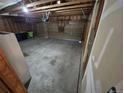 View of a two car garage showing bare wood construction at 2239 S Truckee St, Aurora, CO 80013