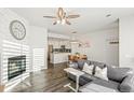 Bright and spacious living room with fireplace and open floor plan at 16058 E Geddes Ln # 26, Aurora, CO 80016