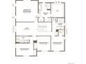 Second-floor plan with owner's suite, three bedrooms, a loft, a laundry room, and ample closet space at 2633 Sawyer Ln, Erie, CO 80026