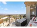 Spacious balcony with outdoor seating and stunning views of the surrounding area at 5455 Landmark Pl # 1106, Greenwood Village, CO 80111