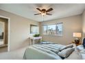 Bedroom featuring a large window showcasing city views and a comfortable space at 1045 N Pennsylvania St # 601, Denver, CO 80203