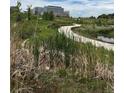Outdoor walking path near pond with views of nearby offices at 9160 E Arbor Cir # F, Englewood, CO 80111