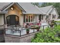 Wonderful outdoor patio for entertaining with plenty of room for seating and enjoying beautiful views at 315 Prospect Dr, Castle Rock, CO 80108
