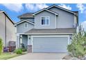 Charming two-story home featuring a two-car garage and appealing curb appeal at 9595 Marmot Ridge Cir, Littleton, CO 80125
