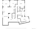 Basement floorplan showing sunroom, bedrooms, recreation room, and kitchen at 7079 Estes Dr, Arvada, CO 80004