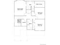Second floor plan featuring owner's suite, walk-in closet, bedrooms, laundry room and bathrooms at 148 Baler Ct, Brighton, CO 80601