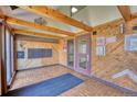 Building lobby with wooden accents, mailboxes, and secure access points at 14780 E Kentucky Dr # 432, Aurora, CO 80012