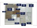 Selection of interior finishes including flooring, cabinets, tile, and hardware at 6367 Verve Ln, Parker, CO 80134
