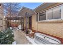 Private backyard with a patio and space for outdoor furniture at 2042 S Josephine St # 2, Denver, CO 80210