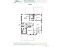 Second floor plan featuring primary bedroom with bath, walk-in closet, laundry, loft, and two additional bedrooms at 8892 Springsong Ln, Littleton, CO 80125