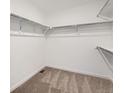 Large walk-in closet with ample shelving and hanging space at 241 Paloma Way, Elizabeth, CO 80107