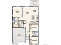 Well-designed floor plan featuring a spacious layout, primary suite, and kitchen at 4335 Gozzer Ranch Dr, Elizabeth, CO 80107