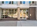 Century Lofts building entrance with glass doors and signage at 290 W 12Th Ave # 401, Denver, CO 80204