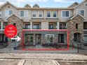 Charming first-floor condo featuring stone accents and a welcoming entryway at 452 Black Feather Loop # 606, Castle Rock, CO 80104