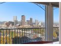 Expansive city views from the apartment window, showcasing the downtown skyline and surrounding buildings at 1200 N Humboldt St # 1003, Denver, CO 80218