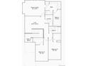 Second floor floor plan showing bedrooms, bathrooms, and a laundry room at 6750 Juniper Dr, Thornton, CO 80602