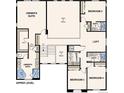 Upper level floor plan featuring the owner's suite, bedrooms, bathrooms, and a spacious loft area at 2537 Lupton Ln, Lafayette, CO 80026