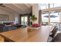 Inviting dining area featuring modern furnishings and natural light at 20600 Rangeview Dr, Morrison, CO 80465