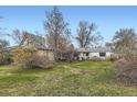 Home backyard with lawn and shrubs at 1824 S Logan St, Denver, CO 80210