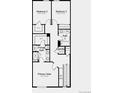 Upper floor plan showing primary suite, two beds, two baths, and laundry room at 6570 Parterre N Pkwy # 2, Thornton, CO 80602