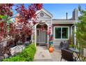 Charming home featuring a well manicured front yard and welcoming entrance at 150 Blue Spruce Ct, Highlands Ranch, CO 80126