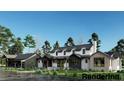 A picturesque two-story home featuring a covered porch, manicured landscaping, and a harmonious blend of materials at 28450 E 159Th Ave, Brighton, CO 80603