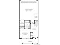 First floorplan featuring a 2-car garage, bedroom, bathroom, and a porch at 700 Saddle Dr, Erie, CO 80516