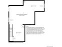 Detailed floor plan showcasing the layout of the basement in a new build home at 6304 Las Conchas Pt, Parker, CO 80134