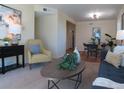 Bright living room featuring modern furniture, art, and a cozy atmosphere at 1271 Xapary St, Aurora, CO 80011