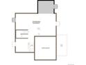 Basement floor plan featuring unfinished and unexcavated area with bath and 3-car garage option at 4575 Thistle Dr, Brighton, CO 80601